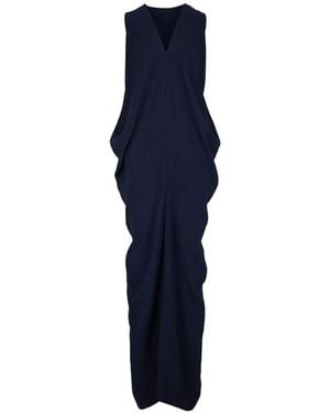 Zero + Maria Cornejo Draped Maxi Dress - Blue