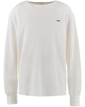 SAINT Mxxxxxx T-Shirt Mit Waffelstrick-Muster - Weiß