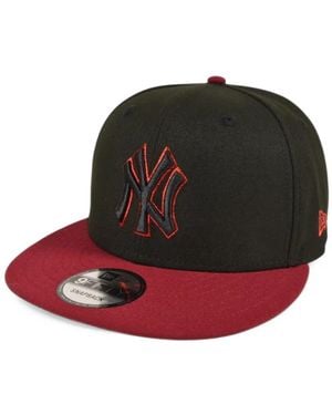 Mitchell & Ness New York Yankees Pro Pinch Snapback Cap - Red