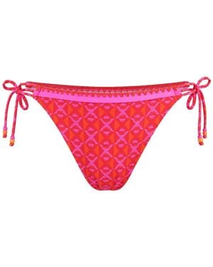 Banana Moon Bikinihöschen Mit Geometrischem Print - Pink