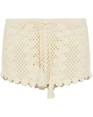 Posse Gehäkelte Saskia Shorts - Natur