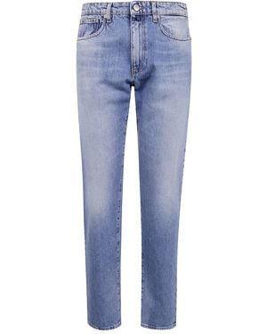 Incotex Washed Jeans - Blue