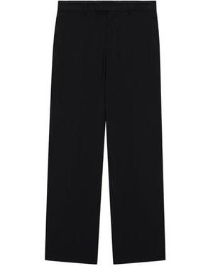 MSGM Straight-Leg Trousers - Black