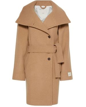 Calvin Klein Jas Met Ceintuur - Naturel
