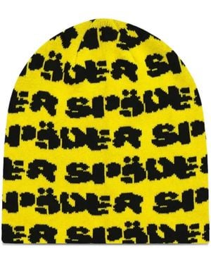 Sp5der Skully Beanie - Gelb