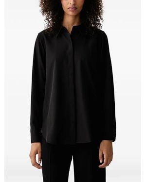 DKNY Hemd Mit Verdecktem Verschluss - Schwarz
