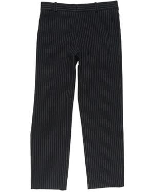Acne Studios Pinstripe Trousers - Black