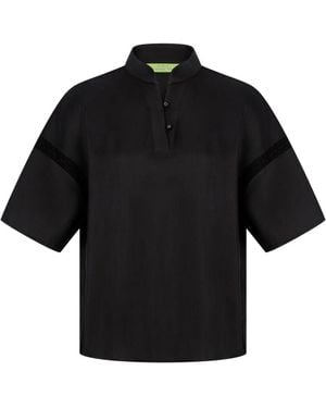 Shanghai Tang Silk Shirt - Black