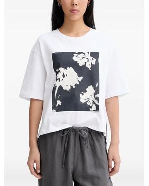 Marc O' Polo Graphic-Print Cotton T-Shirt - White