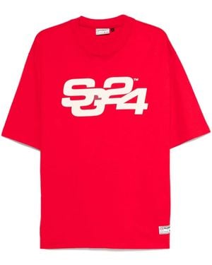 SUMMER GAMES Organic Cotton Sweatshirt - Red