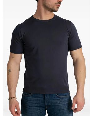 Della Ciana T-Shirt mit Rundhalsausschnitt - Schwarz