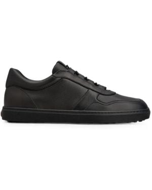 Tod's Leather Paneled Sneakers - Black