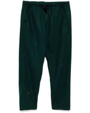 Undercover Embroidered Trousers - Green