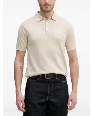 Barbour Muston Logo-Embroidered Polo Shirt - White