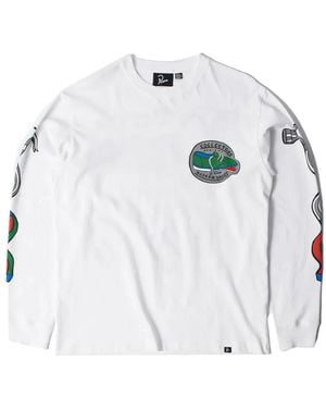 by Parra Bike Graphic-Print Long-Sleeve T-Shirt - White