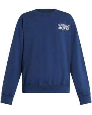 Sporty & Rich Logo Sweatshirt - Blue