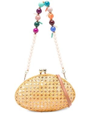 Serpui Elise Om Clutch Bag - Metallic