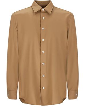 Lardini Buttoned Shirt - Brown