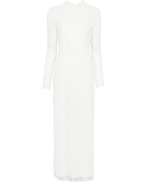 ROTATE BIRGER CHRISTENSEN Vestido largo de encaje - Blanco