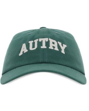 Autry Baseballkappe Mit Logo-Stickerei - Grün