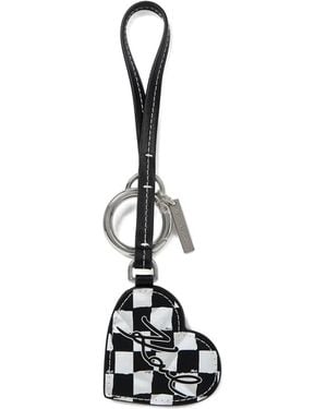 KARL LAGERFELD Portachiavi A Quadri - Bianco