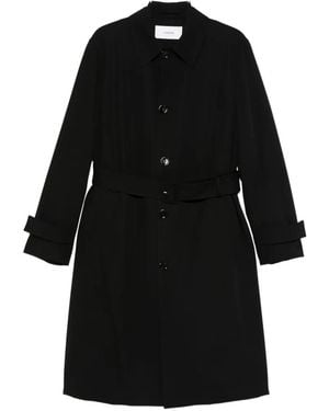 Lardini Belted Coat - Black