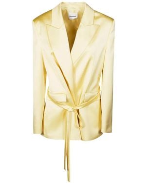 ANDAMANE Wilder Belted Blazer - Metallic