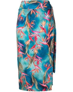 Lygia & Nanny Orixá Mid-Length Pareo - Blue