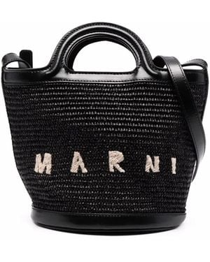 Marni Borsa a secchiello 'Tropicalia' - Nero