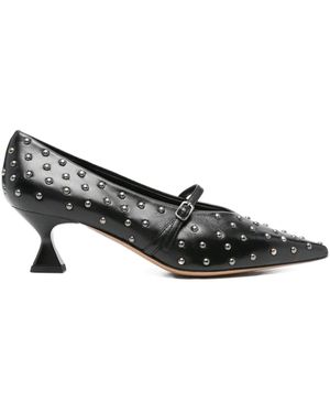 The Seller 50Mm Pointed-Toe Studded Court Shoes - Black