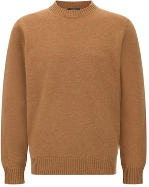 BOGGI Crew-Neck Jumper - Brown