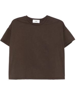 SOLOTRE Round-Neck T-Shirt - Brown