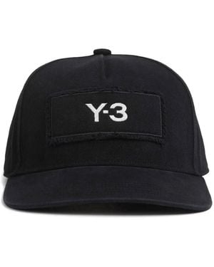 Y-3 Gorra Con Parche Del Logo - Negro
