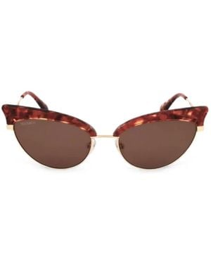 MAX&Co. Tortoiseshell-Effect Cat-Eye Sunglasses - Brown