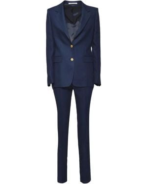 Tagliatore Einreihiger Anzug - Blau