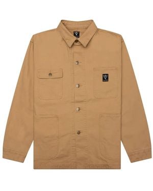 South2 West8 Canvas Chest-Pocket Shirt Jacket - Natural