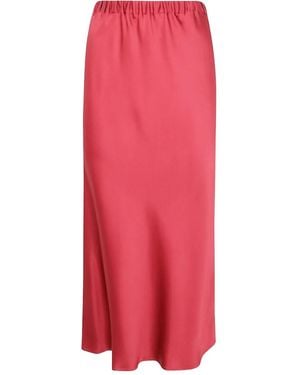 Antonelli Satin Midi Skirt - Pink