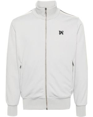 Palm Angels Monogram Track Jacket - White