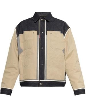 DSquared² Inside Out Jean Jacket - Black