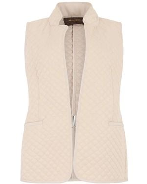 Moorer Kandy-P Quilted Gilet - Natural