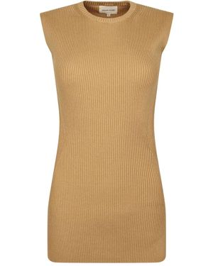 Loulou de Saison Chaleco con espalda abierta - Neutro