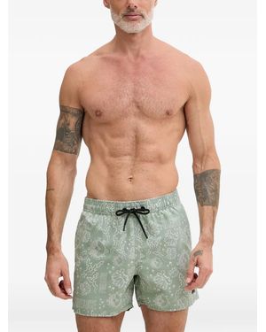 Bogner Fire + Ice Bañador Nelson Con Logo Estampado - Verde