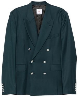 CASABLANCA Double-Breasted Buttoned Blazer - Green