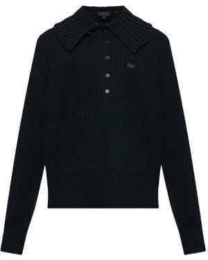 Lacoste ボタンカラー セーター - ブルー