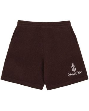 Sporty & Rich Shorts - Brown