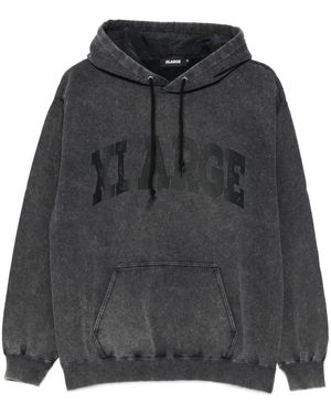 X-Large Collage-Logo Hoodie - Black