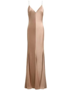 12 STOREEZ Ava Silk Maxi Dress - White