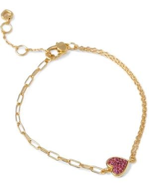 Kate Spade With All My Heart Bracelet - Metallic
