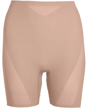 Calvin Klein Short À Empiècements Transparents - Natural