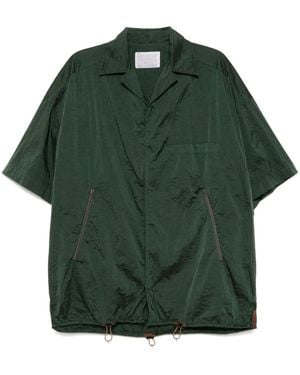 Kolor ショートスリーブ シャツ - グリーン
